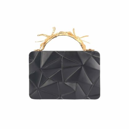 ASYMMETRY WOODEN CLUTCH DUET LUXURY SLOW AND SUSTAINABLE FASHION