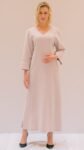 Textured Pale Lilac Kaftan
