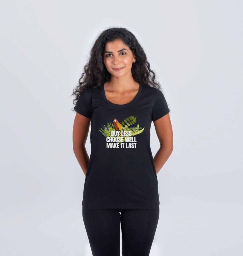 Buy less- Choose Well Organic cotton t-shirt dubai