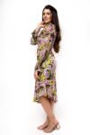 Cherry Blossom Asymmetrical Dress