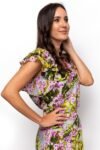Cherry Blossom Ruffled Top