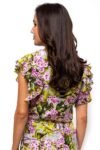 Cherry Blossom Ruffled Top