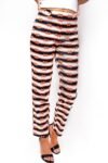 Reef Knot Print Slim Trousers