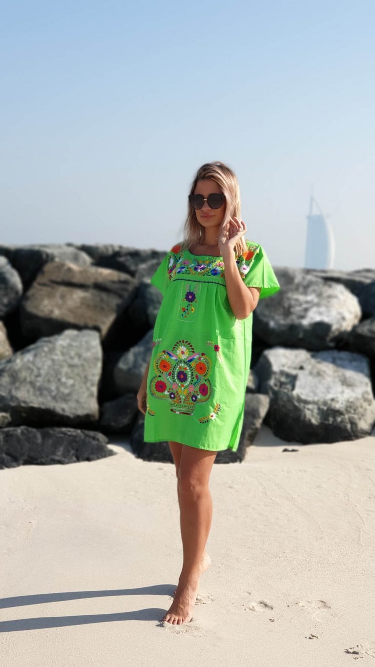 Green Donaji dress