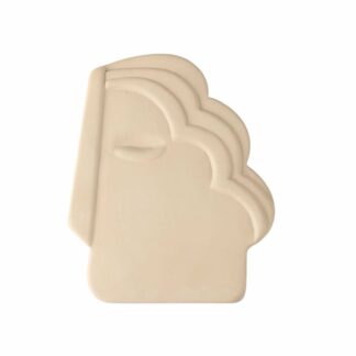 Creme Face wall ornament