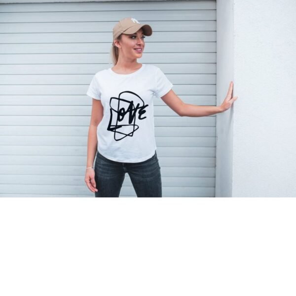 Womens Organic Cotton T-shirt- Love is complicated
