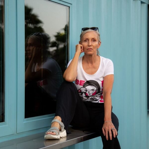Womens Organic Cotton T-shirt- Be Bravaa