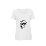 Womens Organic Cotton T-shirt- Love is complicated