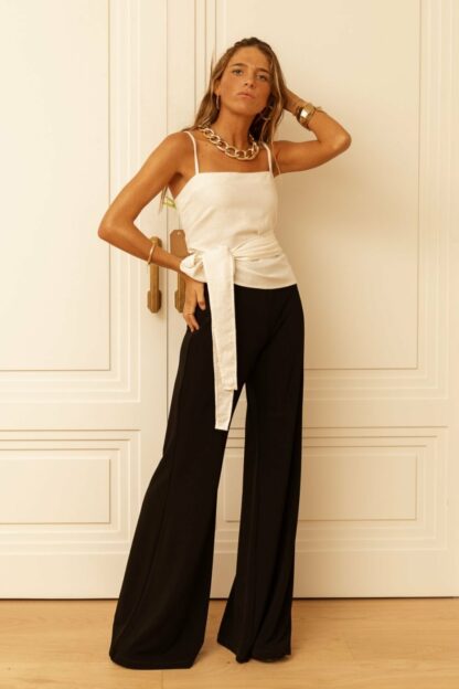Binibeca Top Sustainable fashion Dubai Mahon trousers
