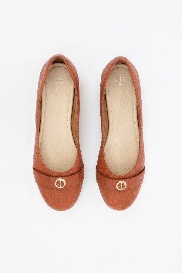 Brown Cape Town Ballerina Flats