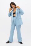 Light Blue Havana Oversized Blazer