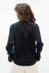 Kobe Black Silk Blouse