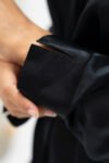 Kobe Black Silk Blouse