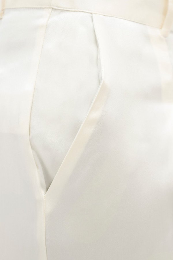 Manila White Tailored Shorts