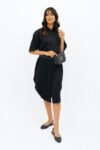 Black Seville Midi Dress
