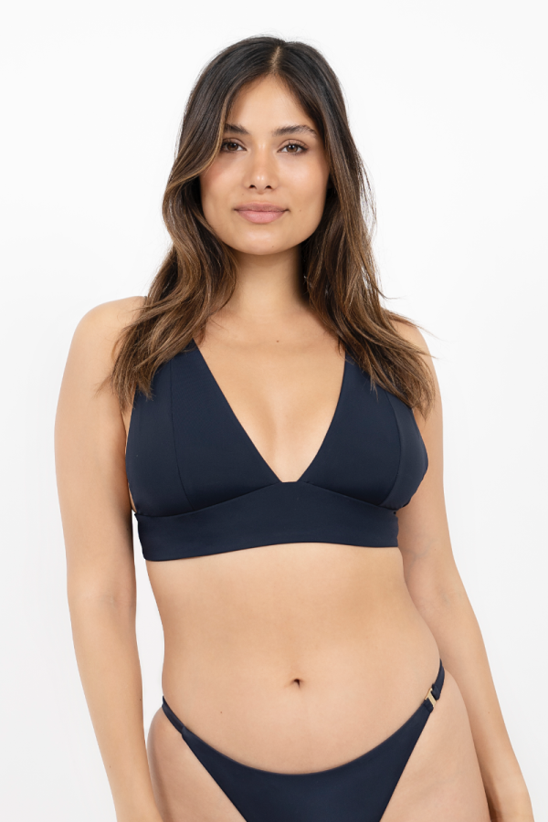 Navy Blue Uluwatu Bikini Top