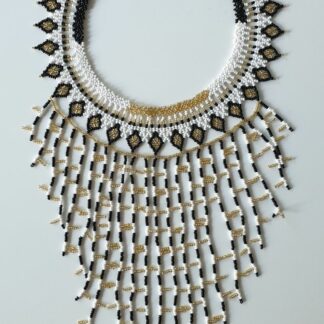 Golden Sun Embera Beaded Necklace handmade ethical jewelry