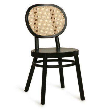 Retro webbing chair - black HKliving Sustainable Furniture Interior ecoDesign Dubai Shop