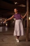 Lavender Tiered Skirt