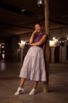 Lavender Tiered Skirt