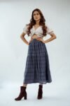 Blue Ruffle Skirt