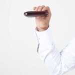 Slim Vegan Wallet -  Black/Red