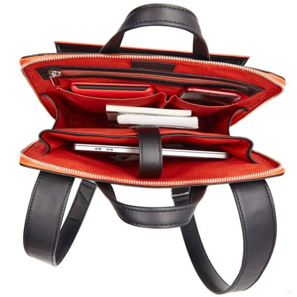 Urban Vegan Laptop Backpack Black/Red
