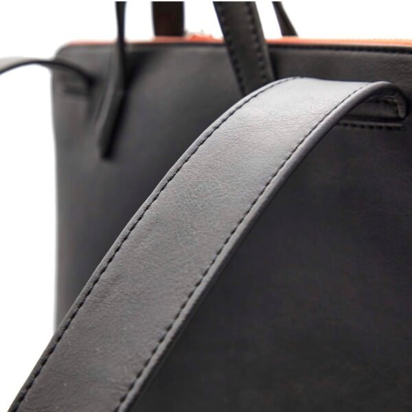 Urban Vegan Laptop Backpack Black/Red