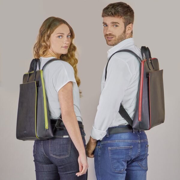 Urban Vegan Laptop Backpack Black/Red