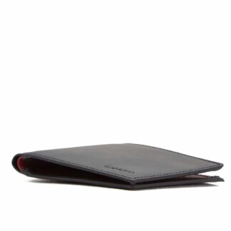 Dubai vegan leather Goshopia Slim Vegan Wallet -  Black/Red