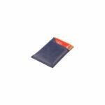 Slim Vegan Card holder -  Blue/Camel
