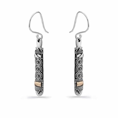 heliconia silver earrings