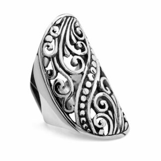 Pasir Silver Ring (Size 8) Goshopia Bali Ethical Jewelry Silver Jewellery