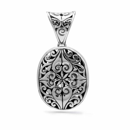Tamblingan Silver Pendant Goshopia Bali Ethical Jewelry Silver Jewellery