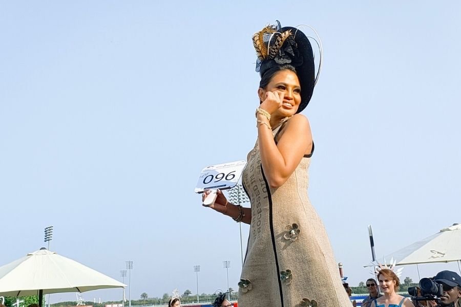 UPCYCLED DRESS WINS STYLE STAKES AT DUBAI WORLD CUP