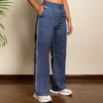 Blue Linen Co-Ord Trousers