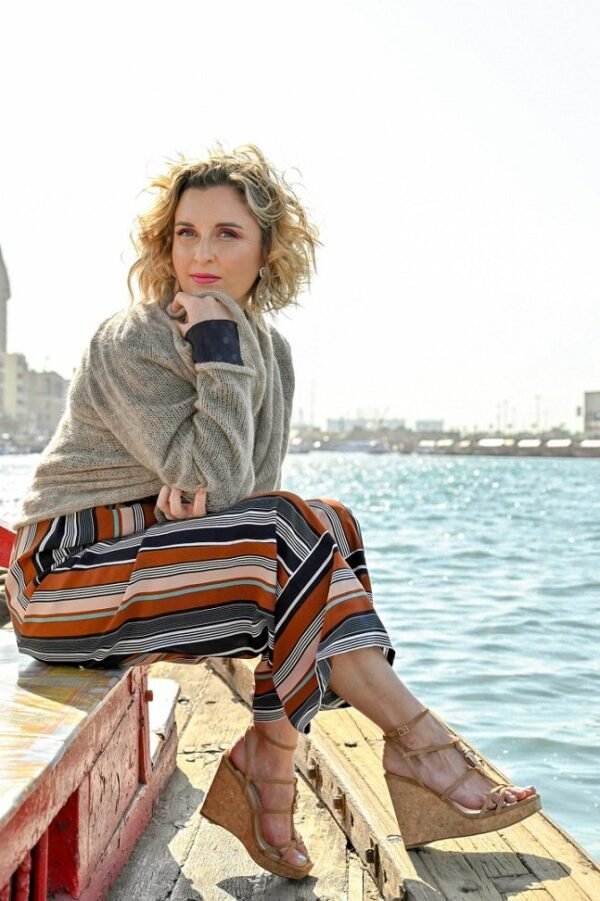 Light Tan Cardigan Reneta