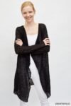 Black Cardigan Rosa