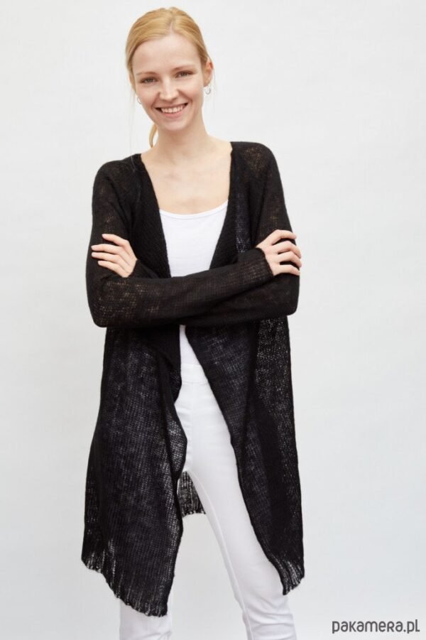 Black Cardigan Rosa