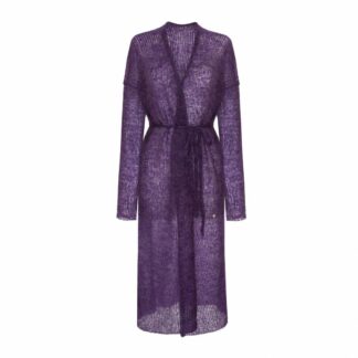 Light Purple Long Cardigan