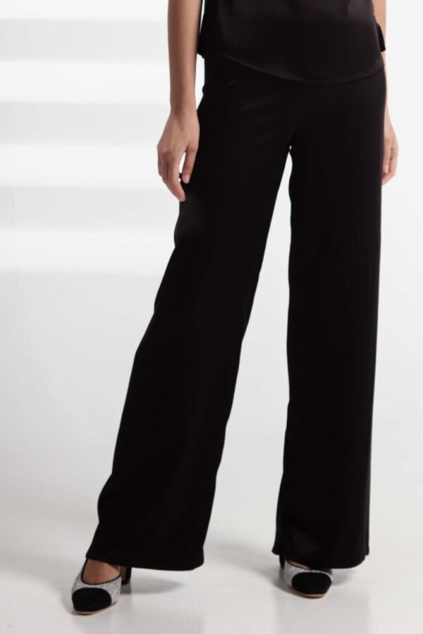 Black Silk Pants