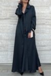 Trench-Kaftan Onyx Black