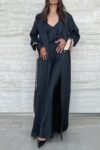 Trench-Kaftan Onyx Black