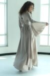 Gold Flared Dress