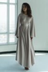 Gold Flared Dress