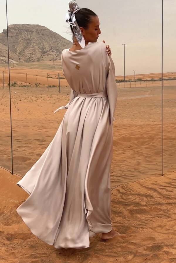 Gold Flared Dress