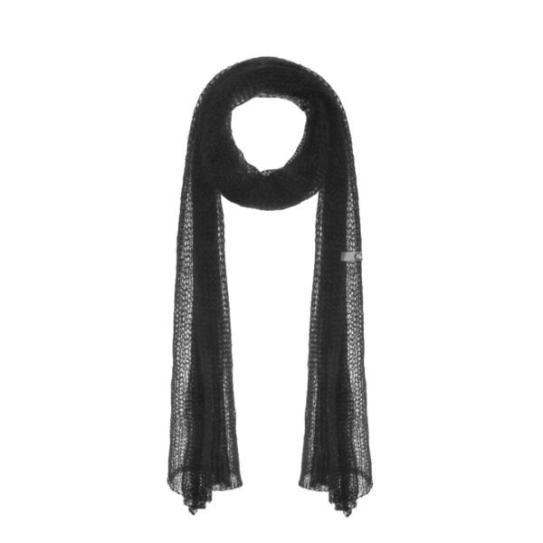 Black Silk touch shawl-etola Carrie