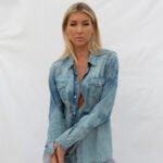 Upcycled Hazel Backless Shirt