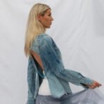 Upcycled Hazel Backless Shirt