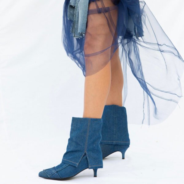 Denim Ankle Boots